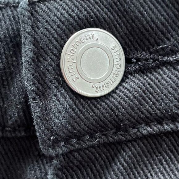 Studio Simplement Black Jeans Korean Designer - Picture 2 of 7